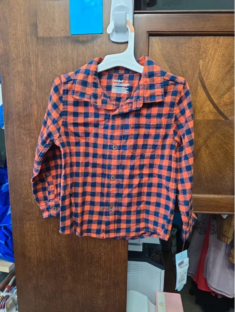 4t brand new flannel shirt from target item 99G7